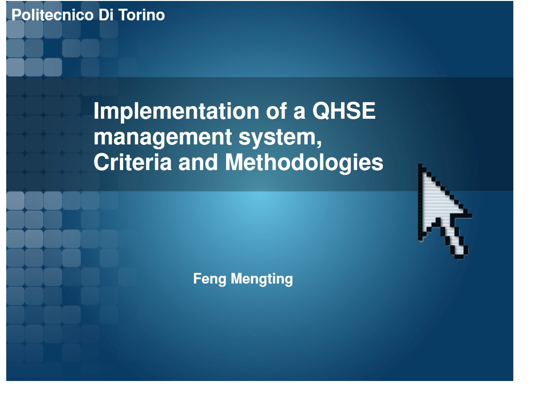 Management systems and their integration; Management systems related to different organizational context